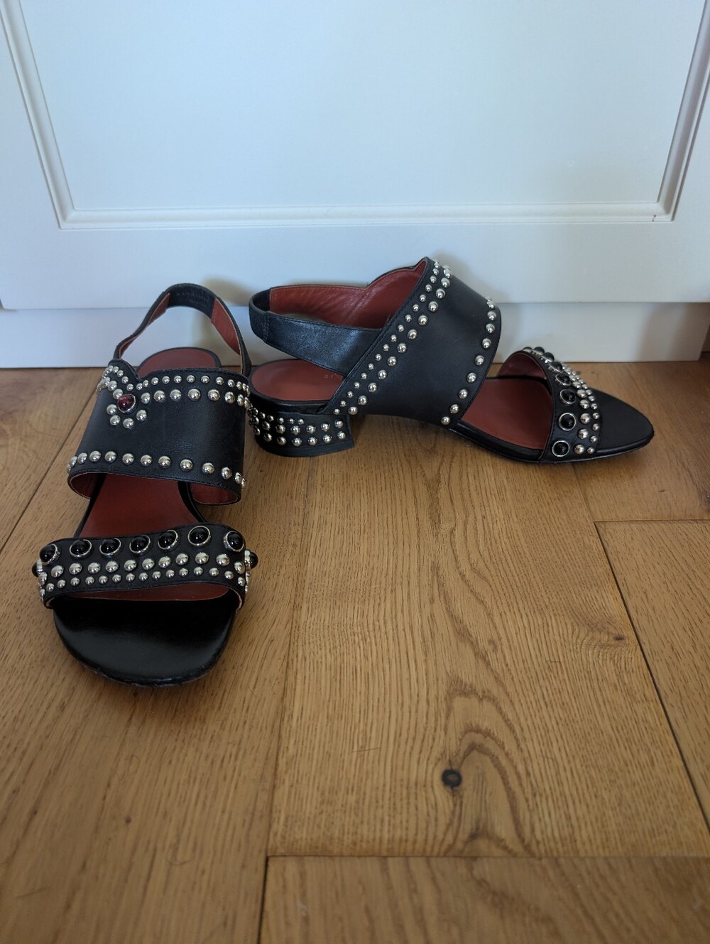 3.1 Phillip Lim  Studded Black Leather Sandals. Size 36/6 Excellent Condition